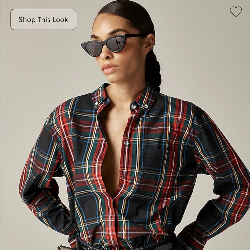 J. Crew Multicolor Plaid Button Down Shirt